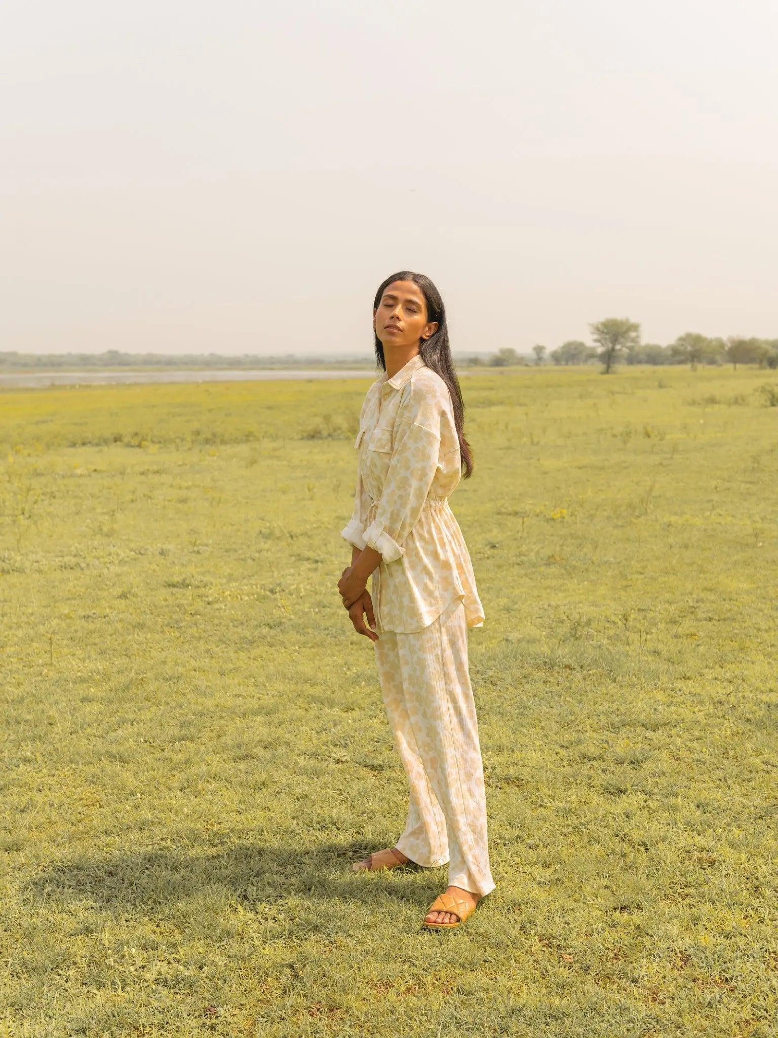 Buttercup Overshirt - Almond Story