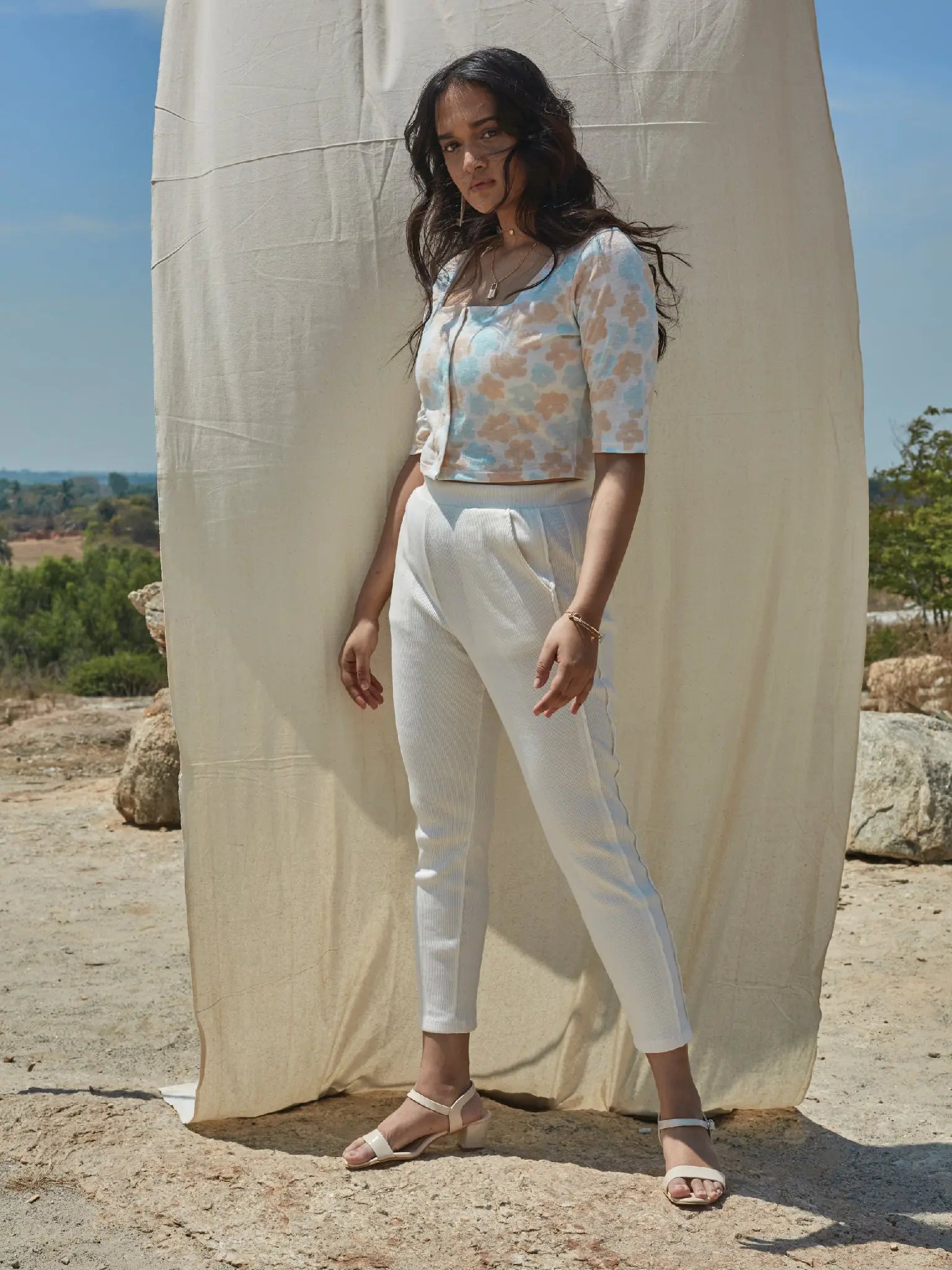 Sandbar Pants - Almond Story