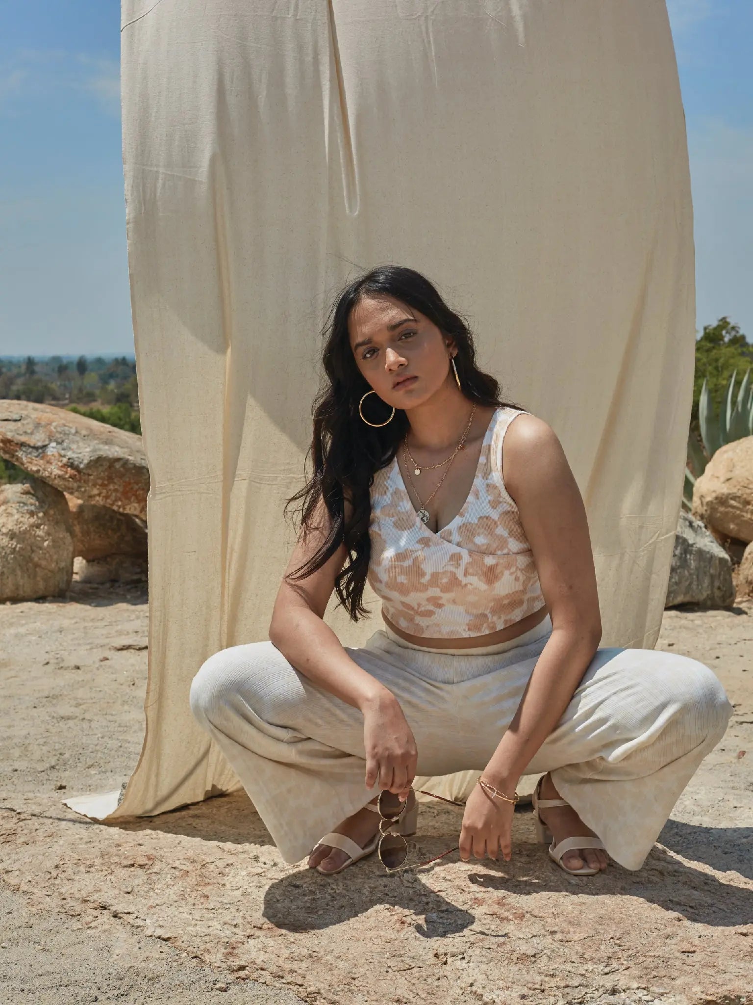 Rust Pansy Top - Almond Story