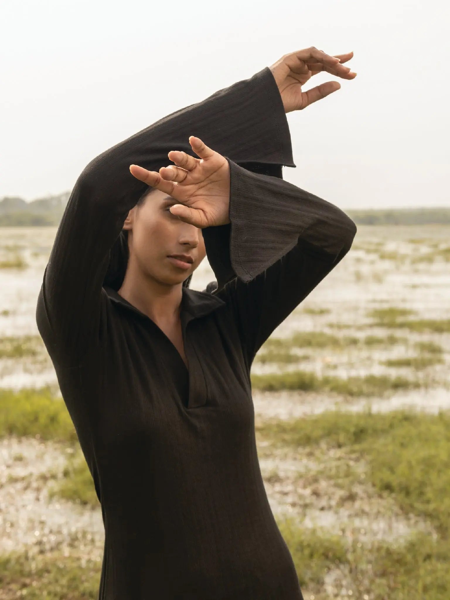 Midnight Sky Bodycon Dress - Almond Story