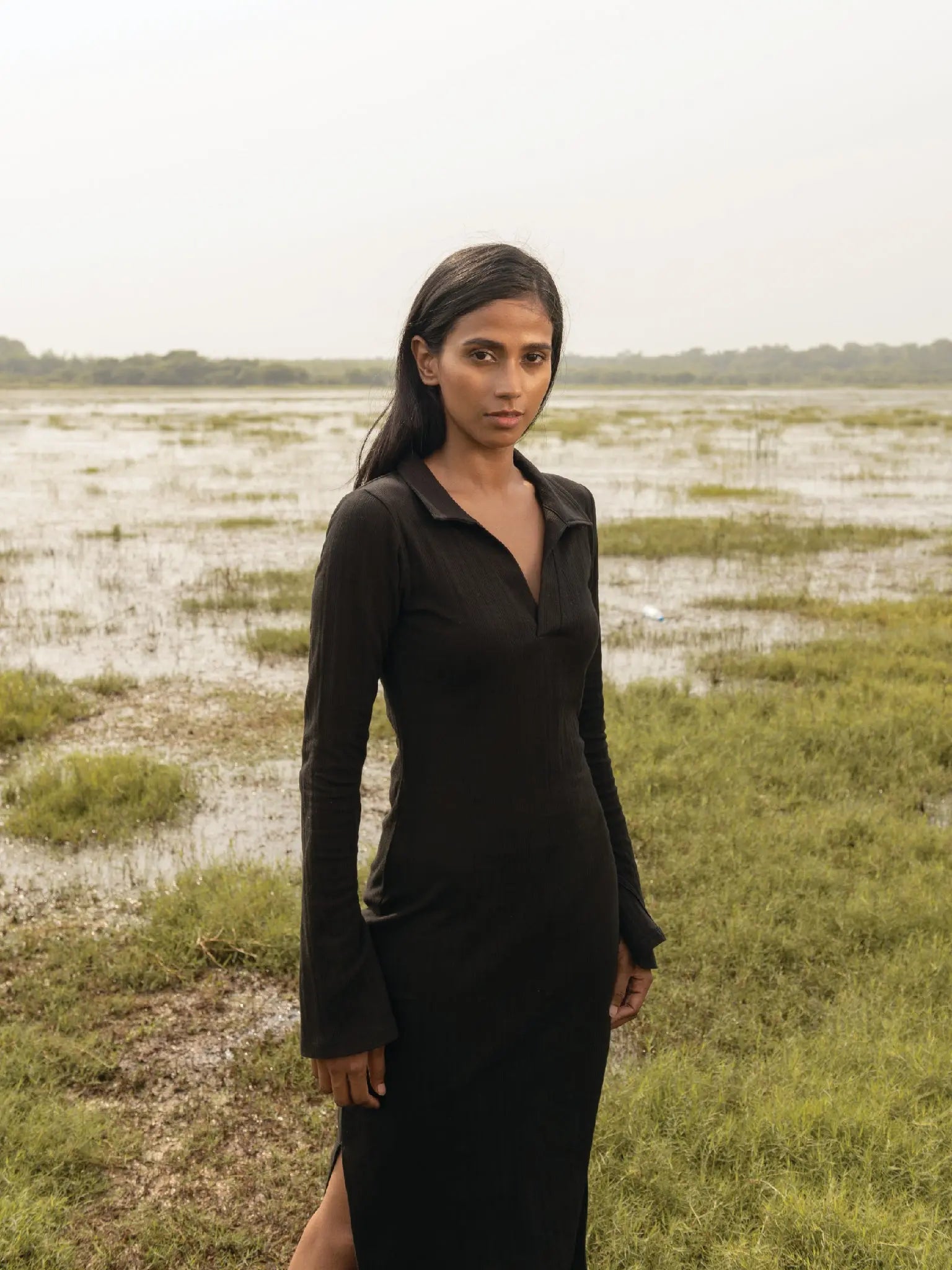 Midnight Sky Bodycon Dress - Almond Story