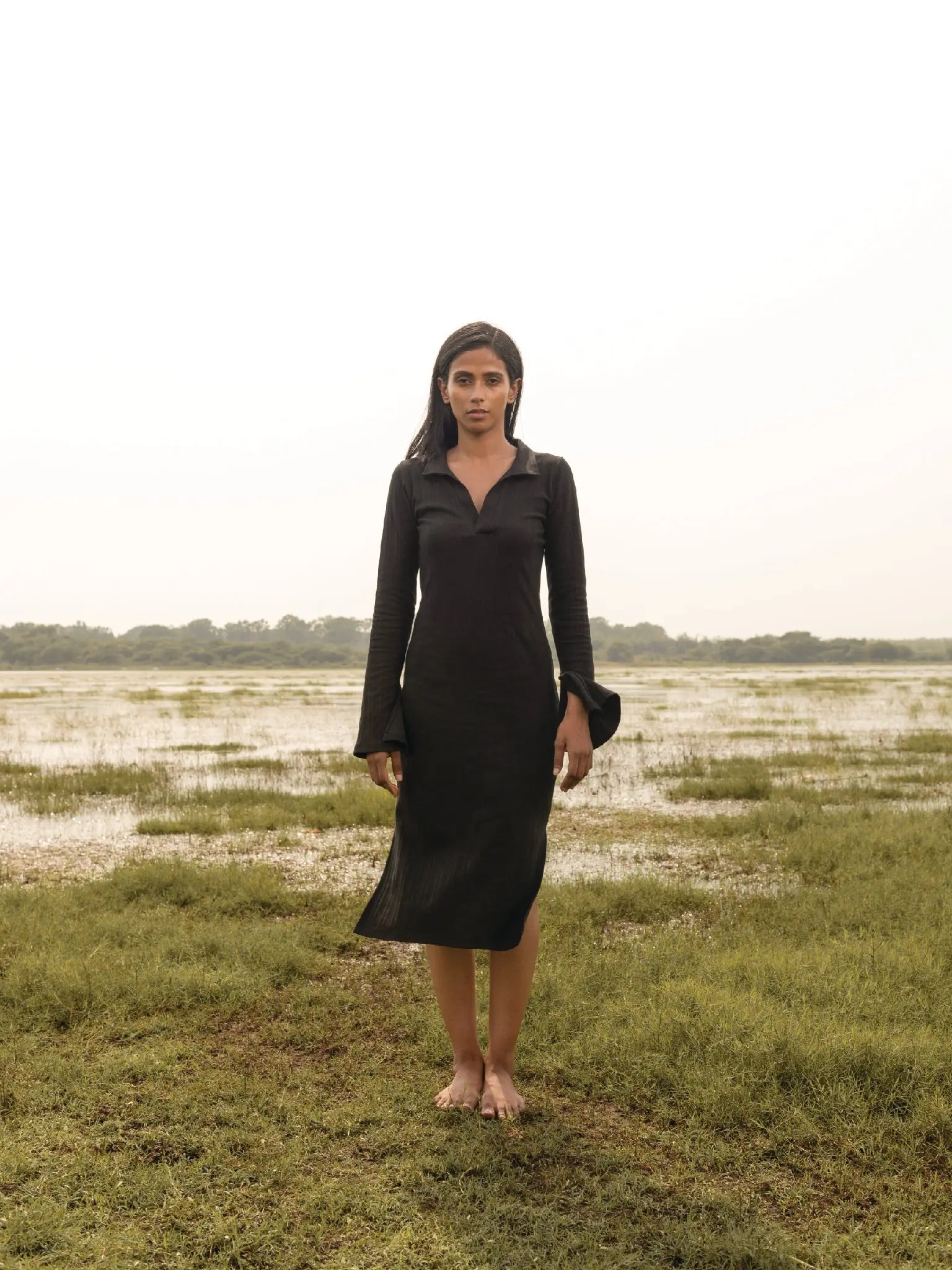 Midnight Sky Bodycon Dress - Almond Story