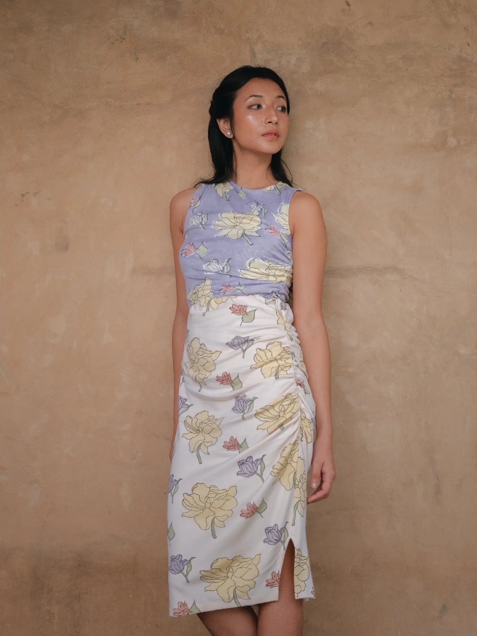 Draped Top - Almond Story