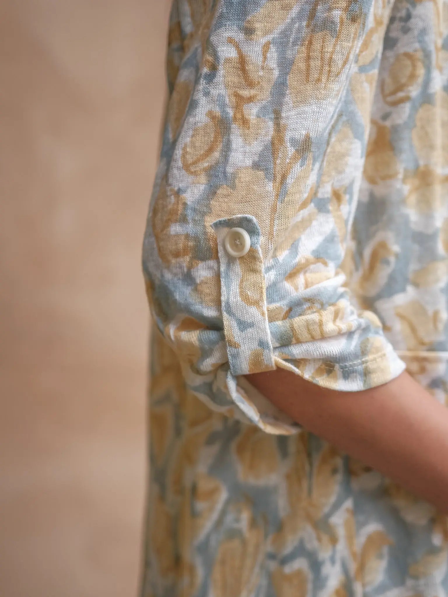 Summer Linen Blazer - Almond Story