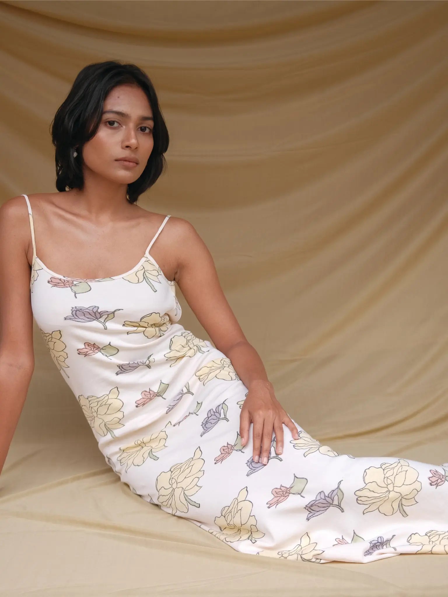 Maxi Bodycon Dress - Almond Story